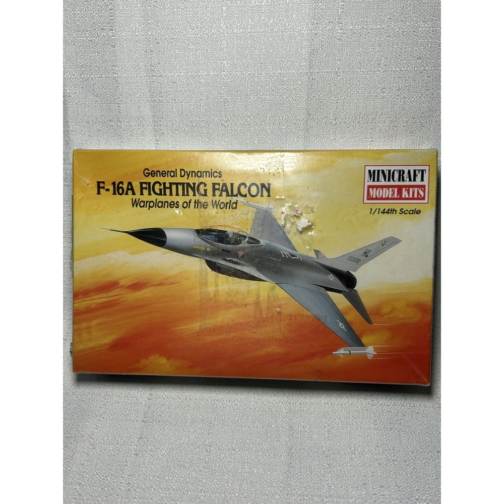 General Dynamics F-16A Fighting‎ Falcon Warplanes Of The World 1997 Minicraft